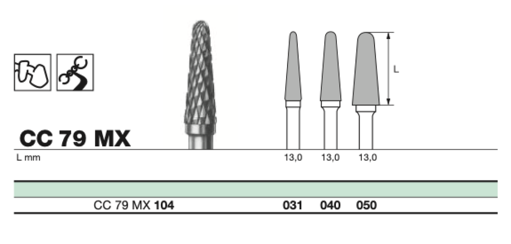 Бор твс D+Z / CC 79 MX 104.040